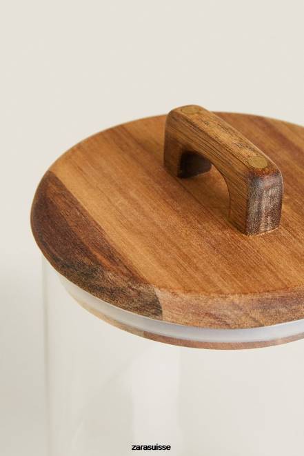 Zara accessoires P66V1687 unisexe grand pot large beige clair