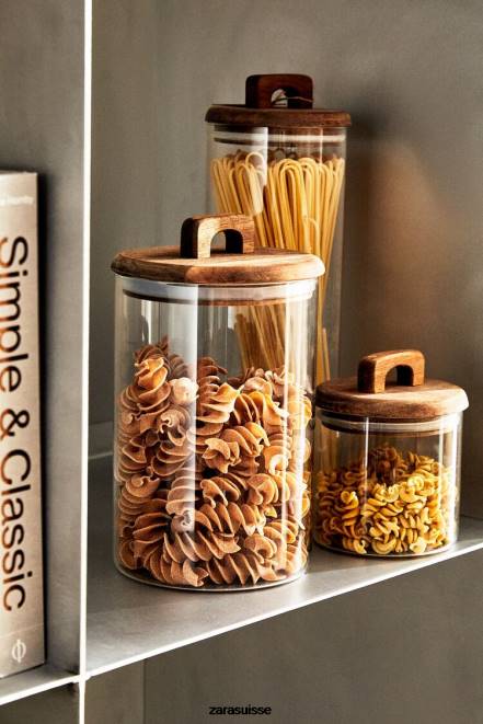 Zara accessoires P66V1687 unisexe grand pot large beige clair