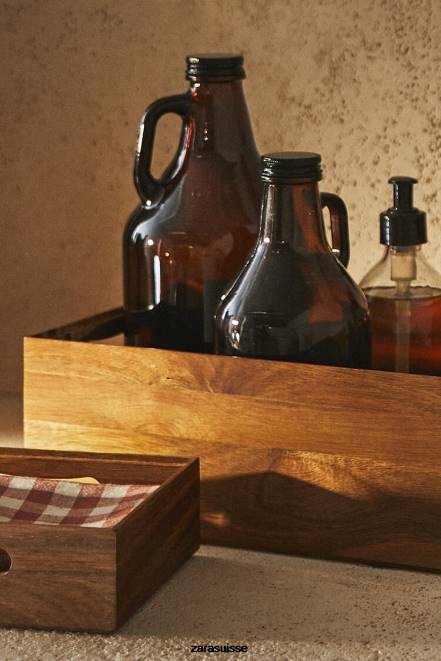 Zara accessoires P66V1695 unisexe boîte de rangement beige clair