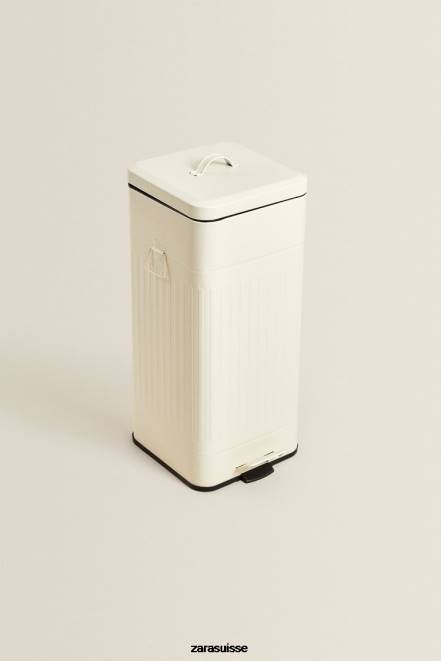 Zara accessoires P66V1775 unisexe poubelle de cuisine crème