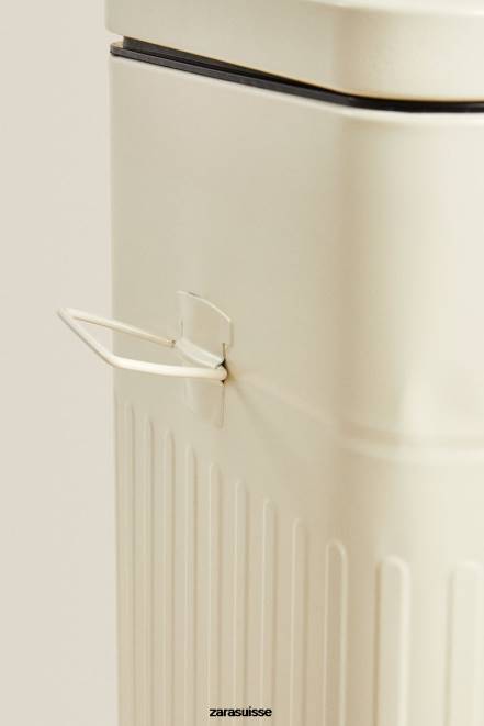 Zara accessoires P66V1775 unisexe poubelle de cuisine crème