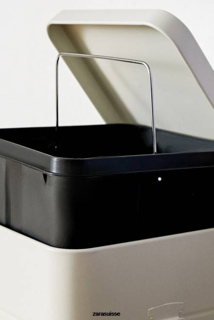 Zara accessoires P66V1775 unisexe poubelle de cuisine crème