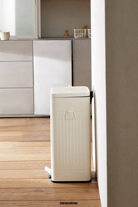 Zara accessoires P66V1775 unisexe poubelle de cuisine crème