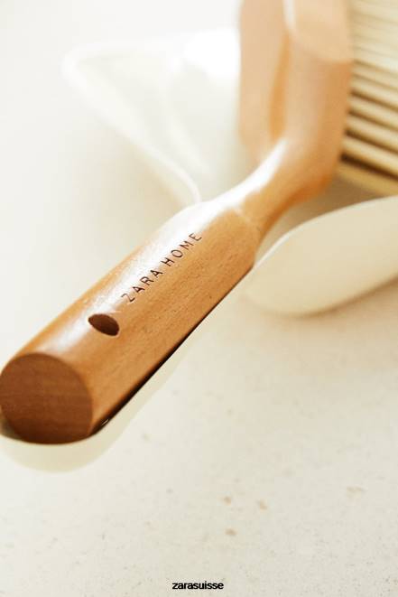 Zara accessoires P66V1779 unisexe ensemble pelle et brosse blanc