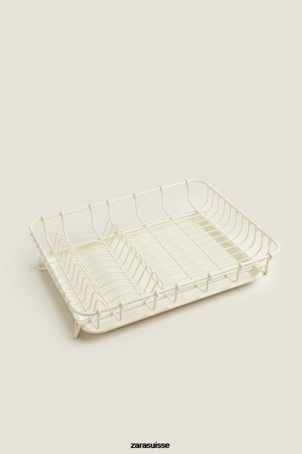 Zara accessoires P66V1782 unisexe égouttoir avec plateau crème