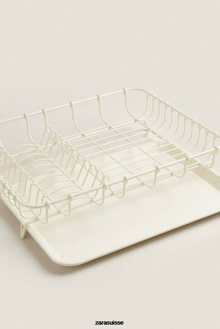 Zara accessoires P66V1782 unisexe égouttoir avec plateau crème