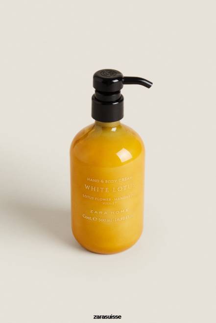 Zara accessoires P66V1770 unisexe (16,91 oz) de crème pour les mains et le corps au lotus blanc rouge intense