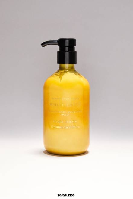 Zara accessoires P66V1770 unisexe (16,91 oz) de crème pour les mains et le corps au lotus blanc rouge intense