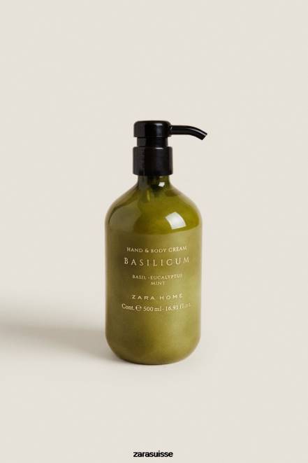 Zara accessoires P66V1771 unisexe (16,91 oz) de crème pour les mains et le corps au basilic menthe