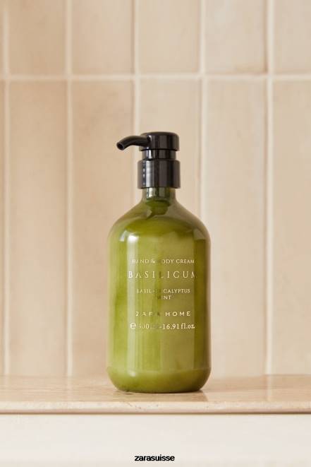 Zara accessoires P66V1771 unisexe (16,91 oz) de crème pour les mains et le corps au basilic menthe