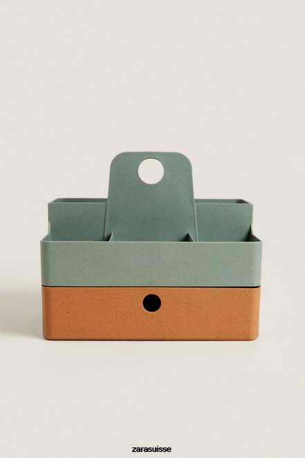 Zara accessoires P66V1584 unisexe boîte de rangement multicolore