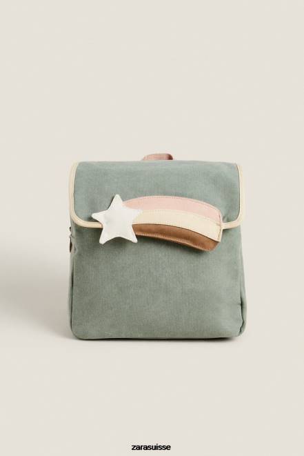 Zara accessoires P66V1587 unisexe sac à dos étoile multicolore