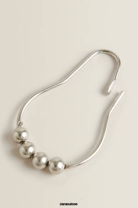 Zara accessoires P66V1703 unisexe anneaux de rideaux en métal multicolore