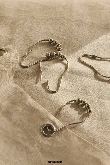 Zara accessoires P66V1703 unisexe anneaux de rideaux en métal multicolore