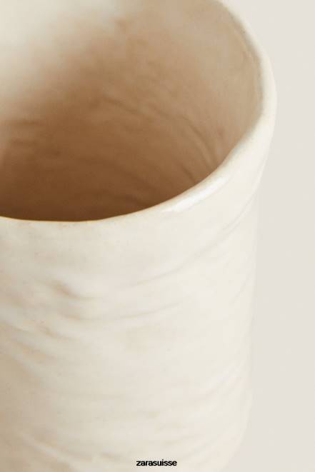 Zara accessoires P66V1714 unisexe bu o gobelet en céramique crème