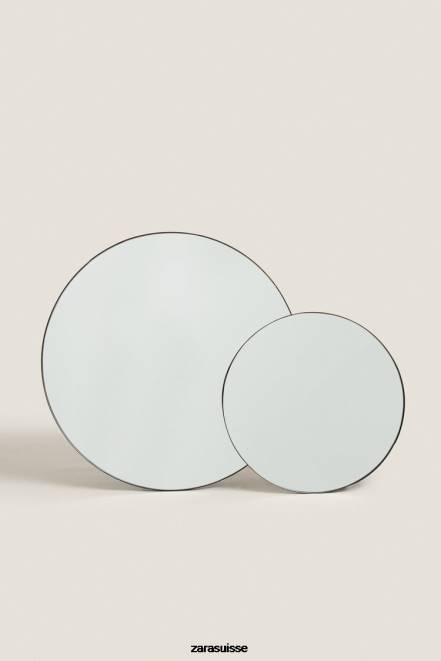 Zara accessoires P66V1720 unisexe miroir rond noir