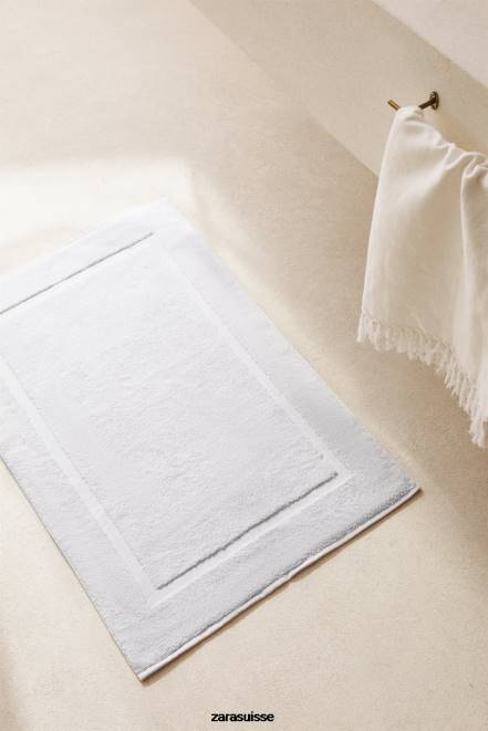 Zara accessoires P66V1724 unisexe tapis de bain extra doux gris clair