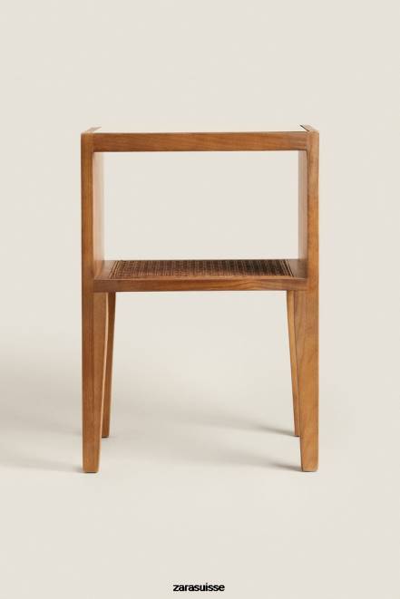 Zara accessoires P66V1630 unisexe table de chevet en bois brun