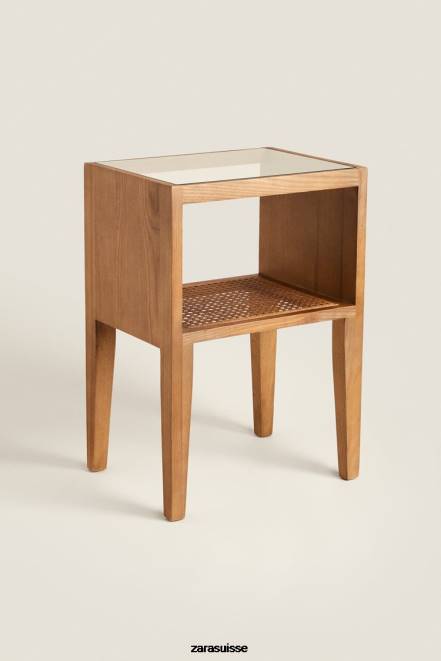 Zara accessoires P66V1630 unisexe table de chevet en bois brun