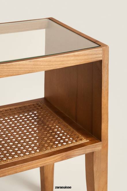Zara accessoires P66V1630 unisexe table de chevet en bois brun