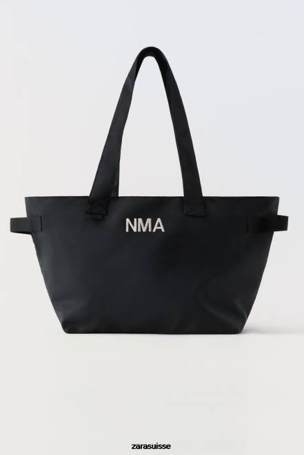 Zara accessoires P66V1527 enfants cabas avec sac intérieur noir