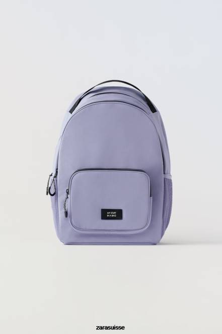 Zara accessoires P66V1536 enfants sac à dos d'école bleu