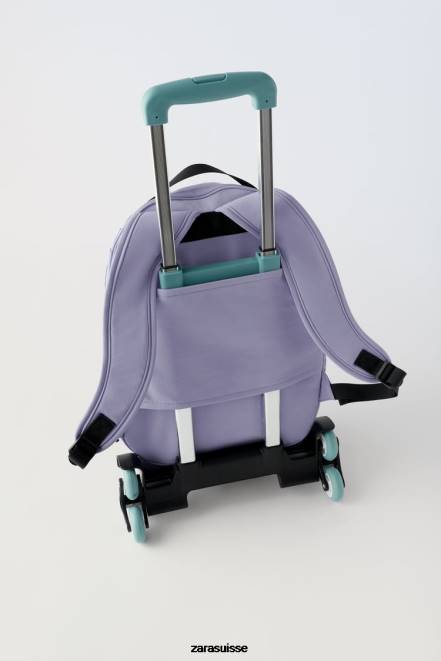 Zara accessoires P66V1536 enfants sac à dos d'école bleu