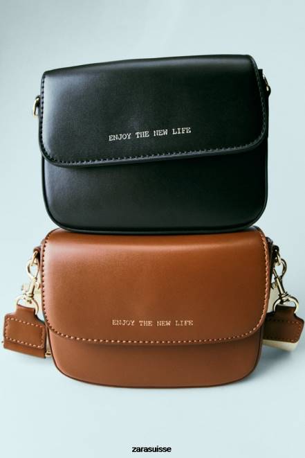 Zara accessoires P66V1538 enfants sac à bandoulière basique noir