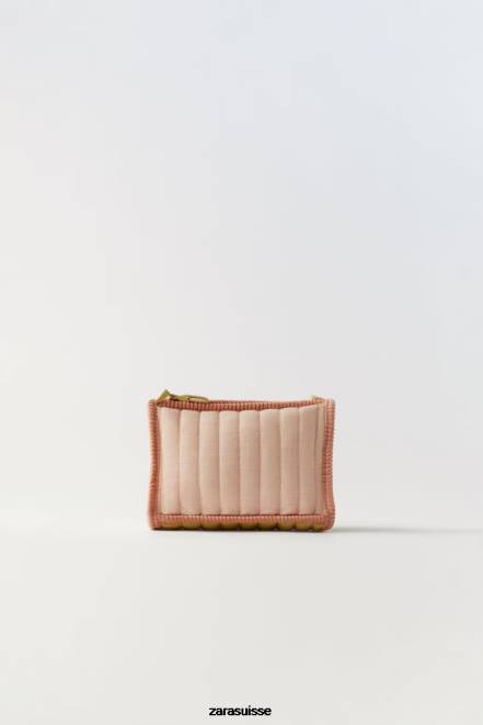 Zara accessoires P66V1567 enfants trousse de toilette matelassée rose