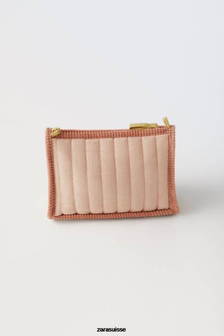 Zara accessoires P66V1567 enfants trousse de toilette matelassée rose