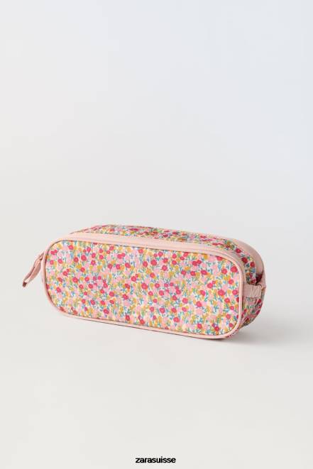 Zara accessoires P66V1569 enfants pochette fleurie rose
