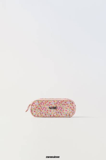 Zara accessoires P66V1569 enfants pochette fleurie rose