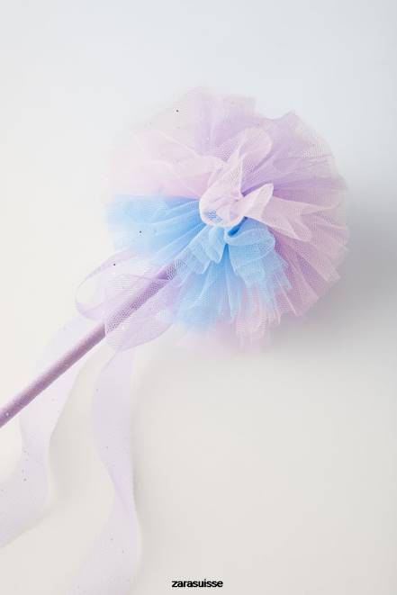 Zara accessoires P66V1609 enfants baguette de costume en tulle mauve