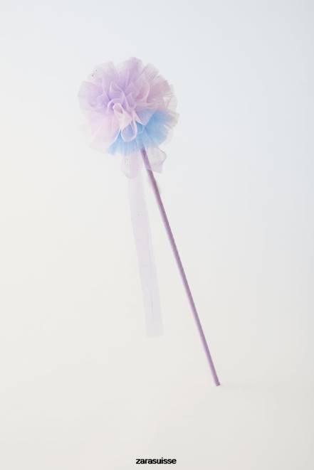 Zara accessoires P66V1609 enfants baguette de costume en tulle mauve