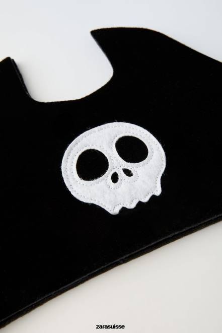 Zara vêtements P66V1602 enfants chapeau de pirate noir