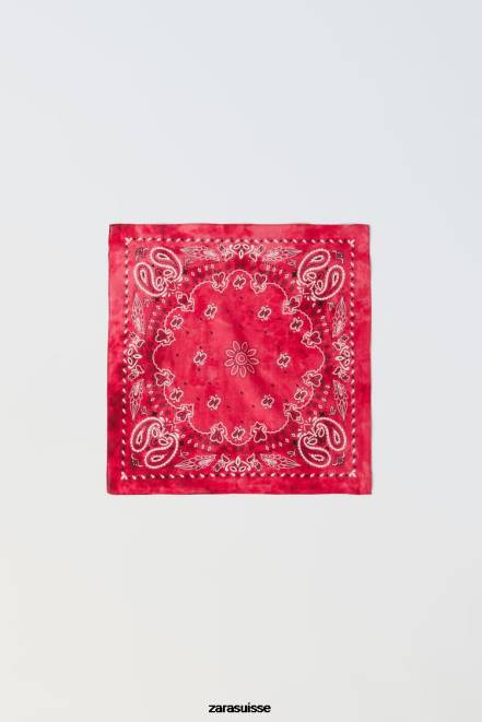 Zara vêtements P66V1617 enfants déguisement bandana rouge