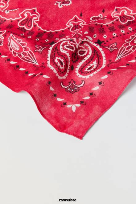 Zara vêtements P66V1617 enfants déguisement bandana rouge