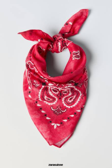 Zara vêtements P66V1617 enfants déguisement bandana rouge