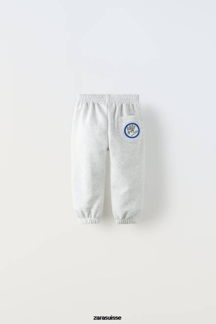 Zara vêtements P66V1521 enfants pantalon java jacobs marnes grises