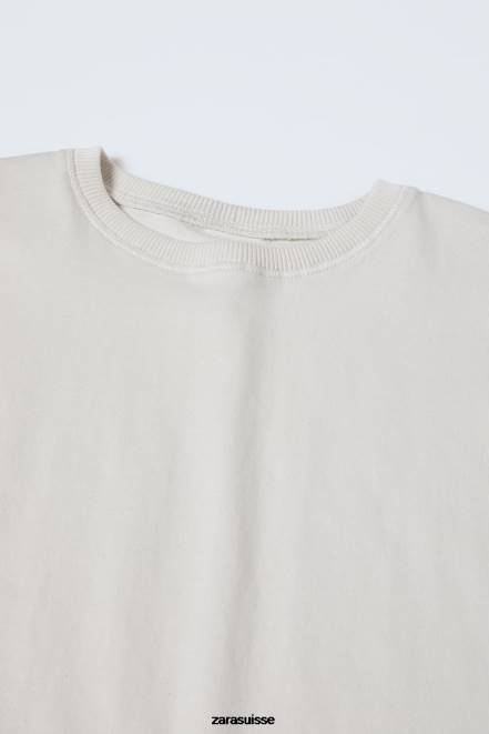Zara vêtements P66V1572 enfants t-shirt simple pierre
