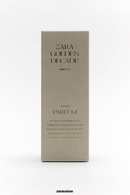 Zara accessoires P66V771 femmes décennie dorée hiver 80 ml original
