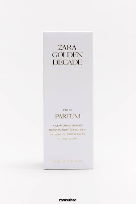 Zara accessoires P66V777 femmes décennie d'or edp 80 ml original