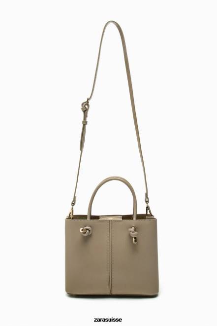 Zara accessoires P66V742 femmes mini sac de ville gris