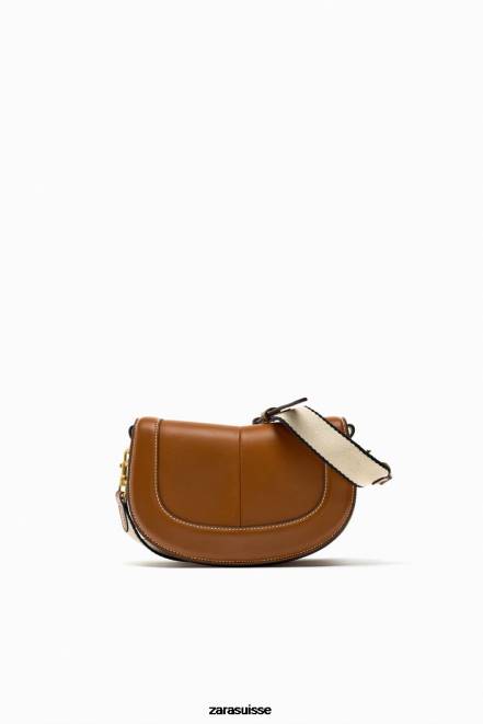Zara accessoires P66V752 femmes sac bandoulière à surpiqûres original