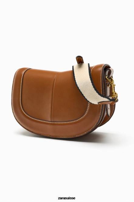 Zara accessoires P66V752 femmes sac bandoulière à surpiqûres original