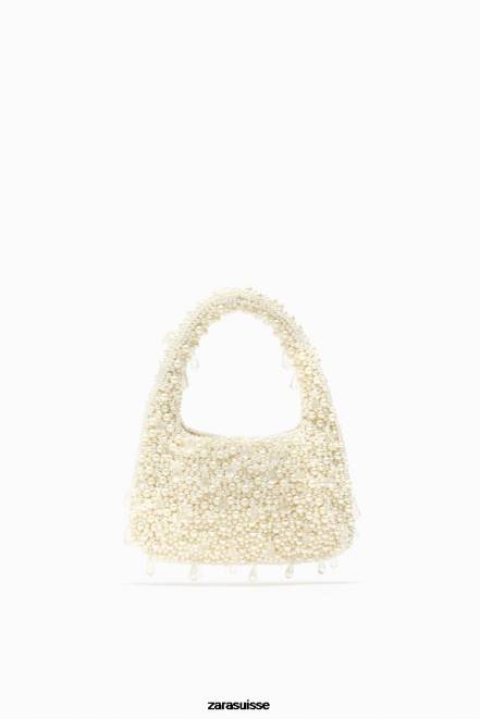 Zara accessoires P66V754 femmes sac porté épaule en perles original