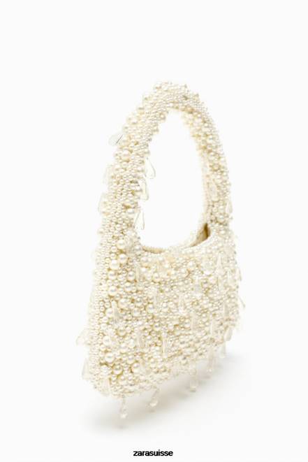Zara accessoires P66V754 femmes sac porté épaule en perles original