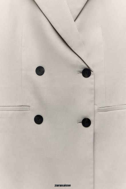 Zara vêtements P66V187 femmes gilet portefeuille sable