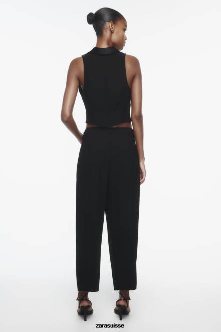 Zara vêtements P66V214 femmes débardeur noir