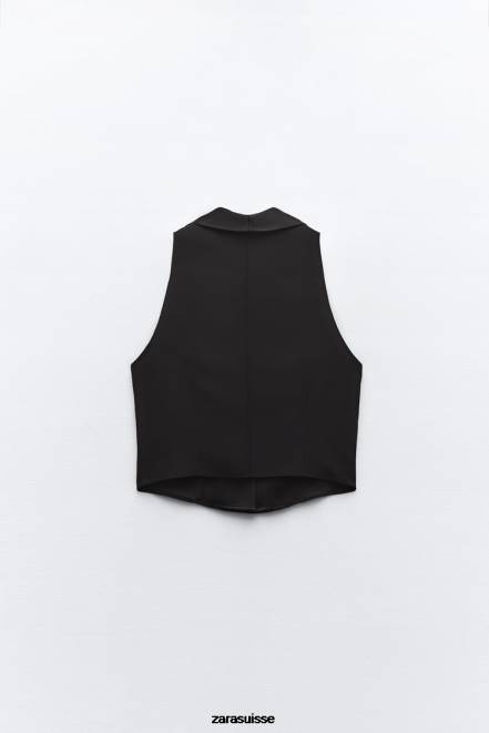 Zara vêtements P66V214 femmes débardeur noir